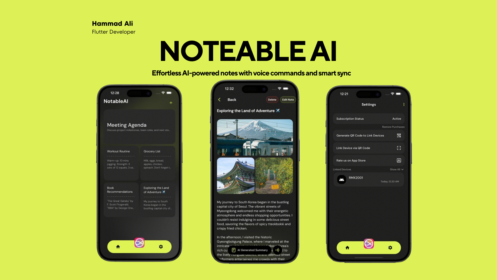 Noteable AI project cover